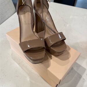 Madden Girl Women's Tan Heels size 6